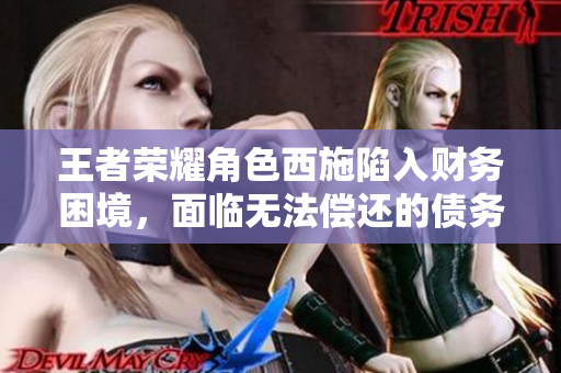 王者荣耀角色西施陷入财务困境，面临无法偿还的债务风险
