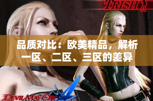 品质对比：欧美精品，解析一区、二区、三区的差异