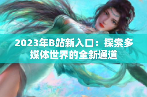 2023年B站新入口：探索多媒体世界的全新通道