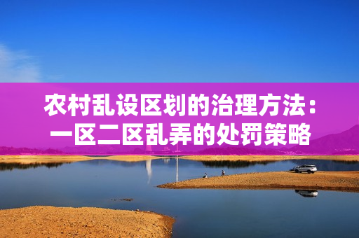 农村乱设区划的治理方法：一区二区乱弄的处罚策略