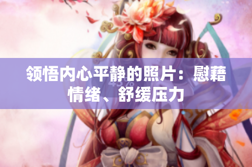 领悟内心平静的照片：慰藉情绪、舒缓压力