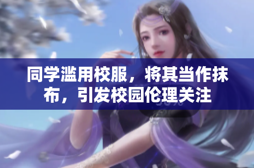 同学滥用校服，将其当作抹布，引发校园伦理关注