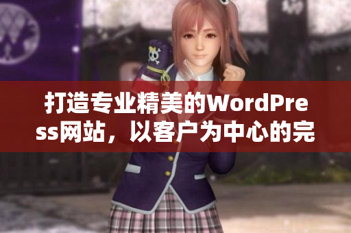 打造专业精美的WordPress网站，以客户为中心的完美设计