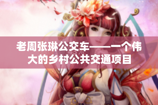 老周张琳公交车——一个伟大的乡村公共交通项目
