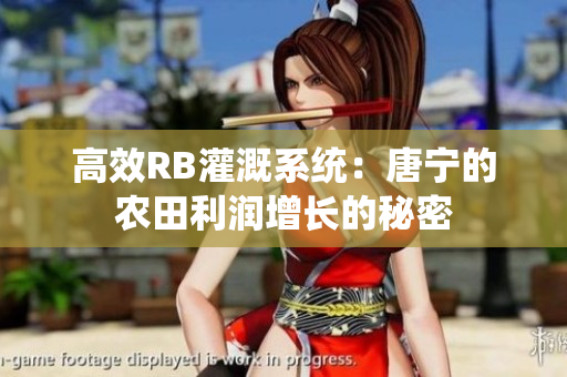 高效RB灌溉系统：唐宁的农田利润增长的秘密