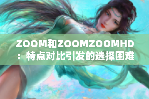 ZOOM和ZOOMZOOMHD：特点对比引发的选择困难