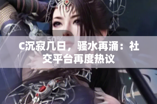 C沉寂几日，骚水再涌：社交平台再度热议
