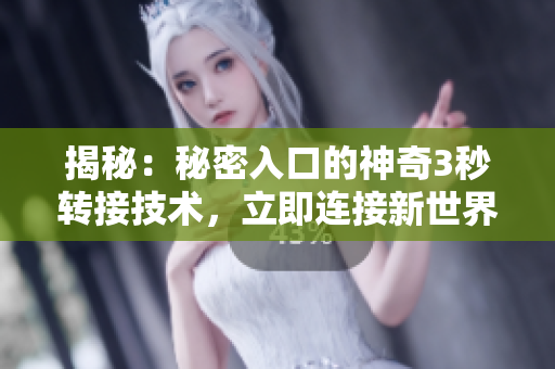 揭秘：秘密入口的神奇3秒转接技术，立即连接新世界