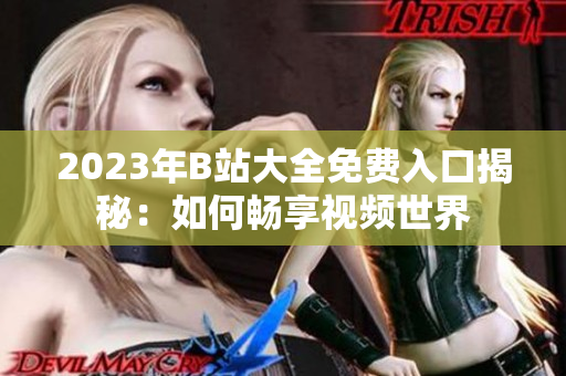 2023年B站大全免费入口揭秘：如何畅享视频世界