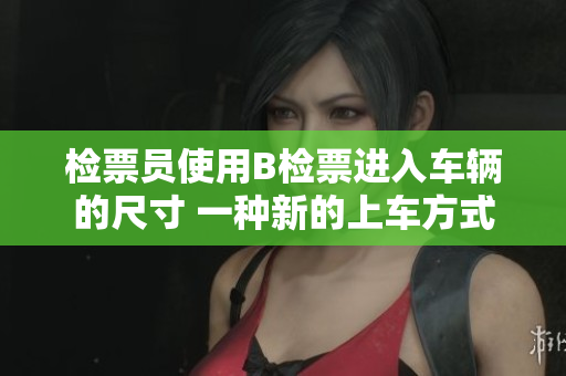 检票员使用B检票进入车辆的尺寸 一种新的上车方式